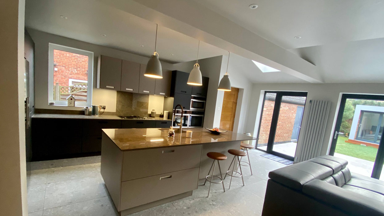 Open Plan Kitchen with an Island